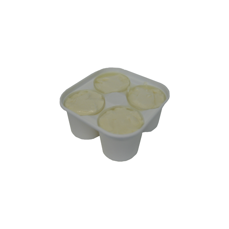 Fromage blanc portions 4 x 110g de la ferme de Montchervet - AMPLEPUIS 69 - Sans nitrite ni conservateur