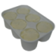Fromage blanc portions 6 x 110g de la ferme de Montchervet - AMPLEPUIS 69 - Sans nitrite ni conservateur