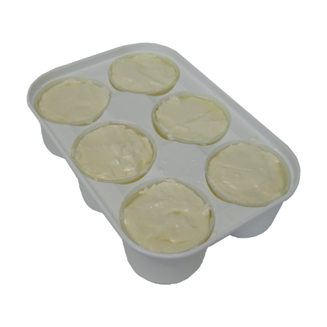 Fromage blanc portions 6 x 150g de la ferme de Montchervet - AMPLEPUIS 69 - Sans nitrite ni conservateur