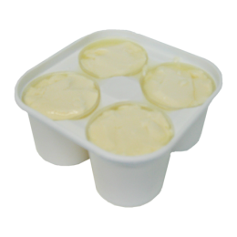 Fromage blanc portions 4 x 110g de la ferme de Montchervet - AMPLEPUIS 69 - Sans nitrite ni conservateur