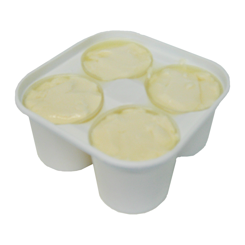 Fromage blanc portions 4 x 110g de la ferme de Montchervet - AMPLEPUIS 69 - Sans nitrite ni conservateur