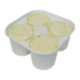 Fromage blanc portions 4 x 110g de la ferme de Montchervet - AMPLEPUIS 69 - Sans nitrite ni conservateur