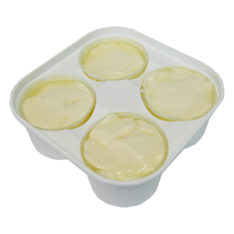 Fromage blanc portions 4 x 150g de la ferme de Montchervet - AMPLEPUIS 69 - Sans nitrite ni conservateur