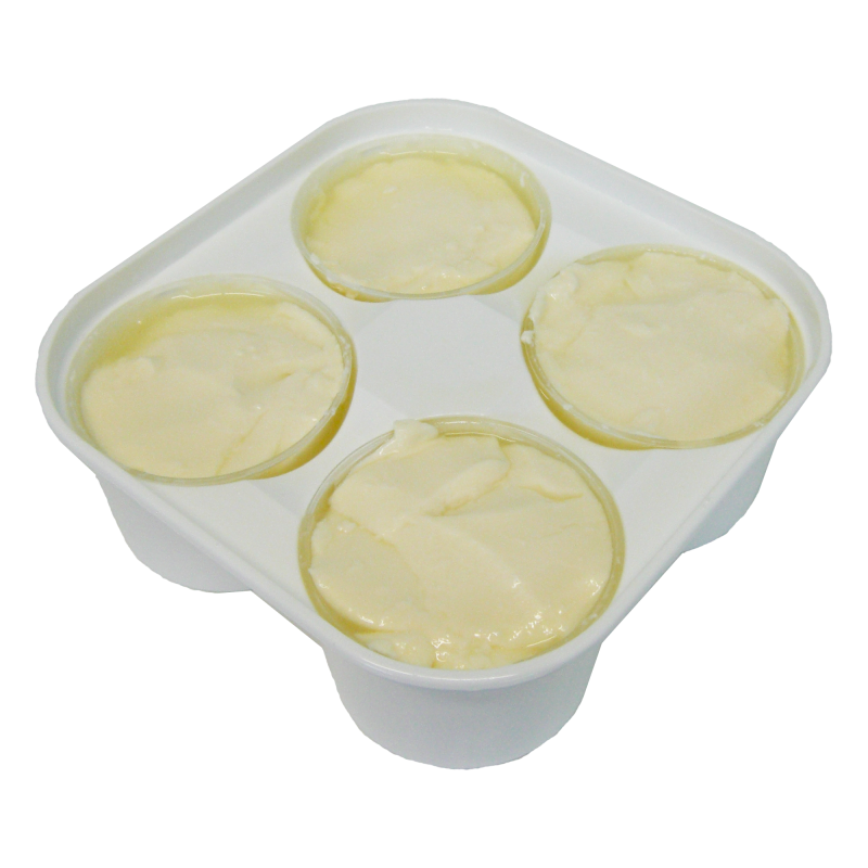 Fromage blanc portions 4 x 150g de la ferme de Montchervet - AMPLEPUIS 69 - Sans nitrite ni conservateur
