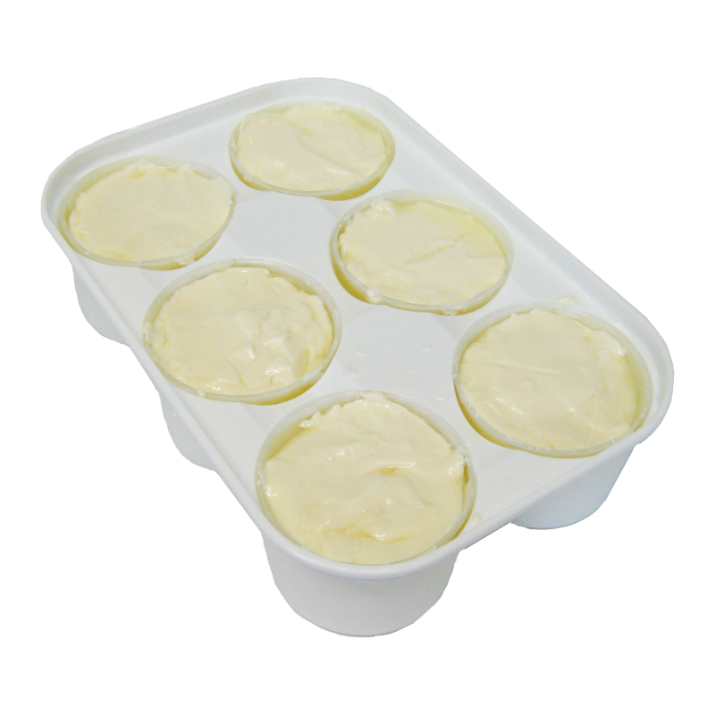 Fromage blanc portions 6 x 150g de la ferme de Montchervet - AMPLEPUIS 69 - Sans nitrite ni conservateur