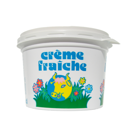 Crème fraiche 50 cl de la ferme de Montchervet - AMPLEPUIS 69 - Sans nitrite ni conservateur