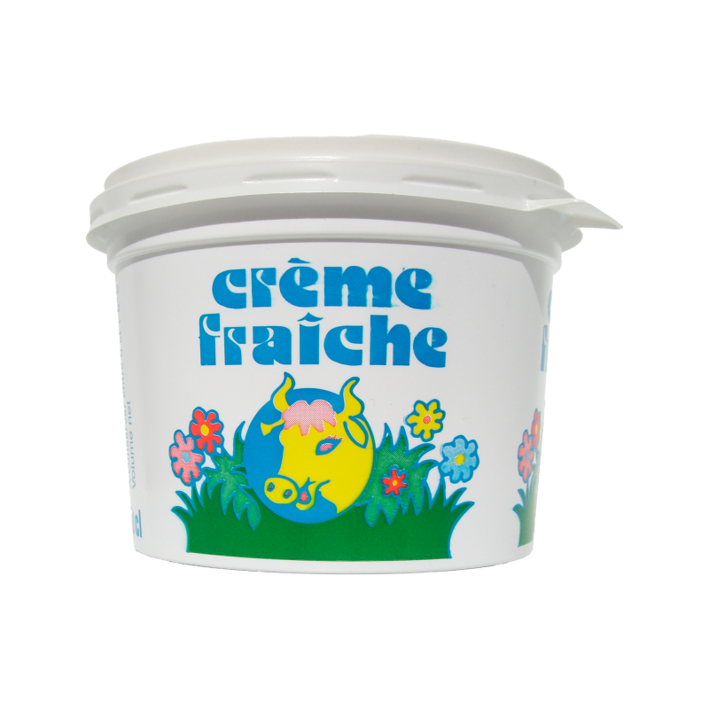 Crème fraiche 50 cl non pasteurisée de la ferme de Montchervet - AMPLEPUIS 69 - Sans nitrite ni conservateur