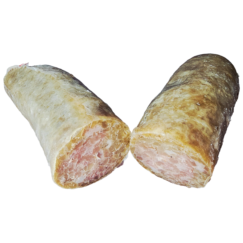 Saucisson cuit de couenne de la ferme de Montchervet - AMPLEPUIS 69 - Sans nitrite ni conservateur