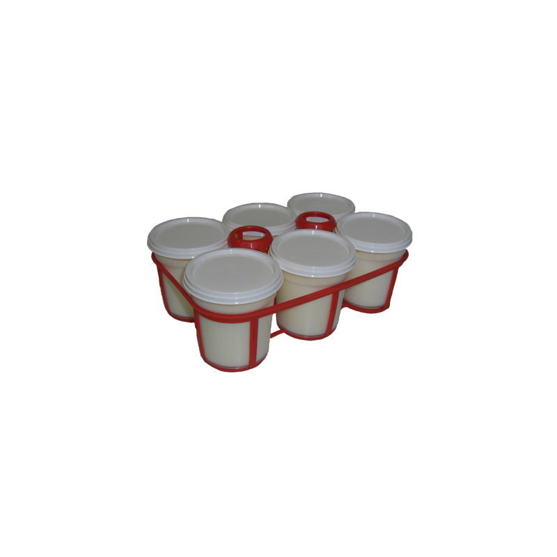 Yaourt fermier nature entier x6 de la ferme de Montchervet - AMPLEPUIS 69 - Sans nitrite ni conservateur