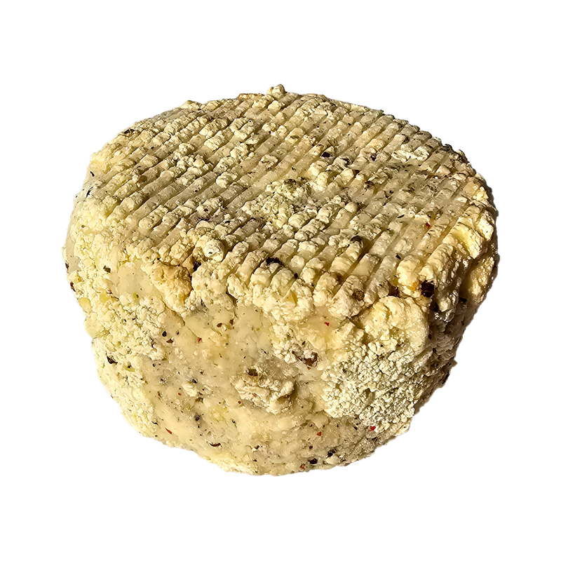 Fromage aux 5 baies gros de la ferme de Montchervet - AMPLEPUIS 69 - Sans nitrite ni conservateur