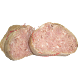 Saucisson cuit de couenne de la ferme de Montchervet - AMPLEPUIS 69 - Sans nitrite ni conservateur