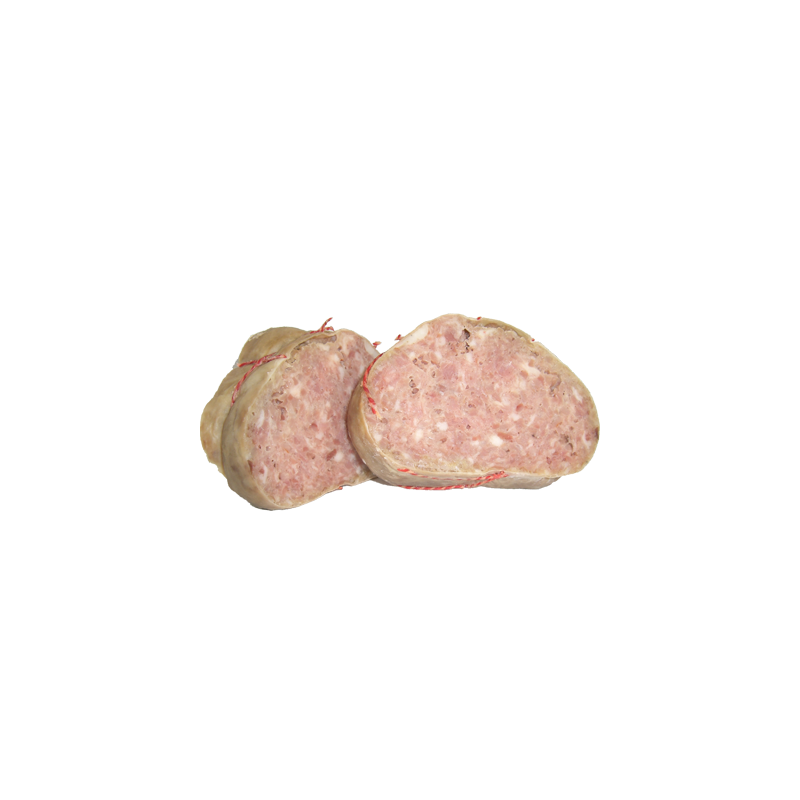 Saucisson cuit de couenne de la ferme de Montchervet - AMPLEPUIS 69 - Sans nitrite ni conservateur