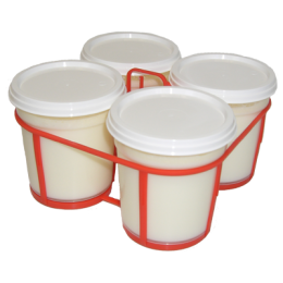 Yaourt fermier nature entier x4 de la ferme de Montchervet - AMPLEPUIS 69 - Sans nitrite ni conservateur