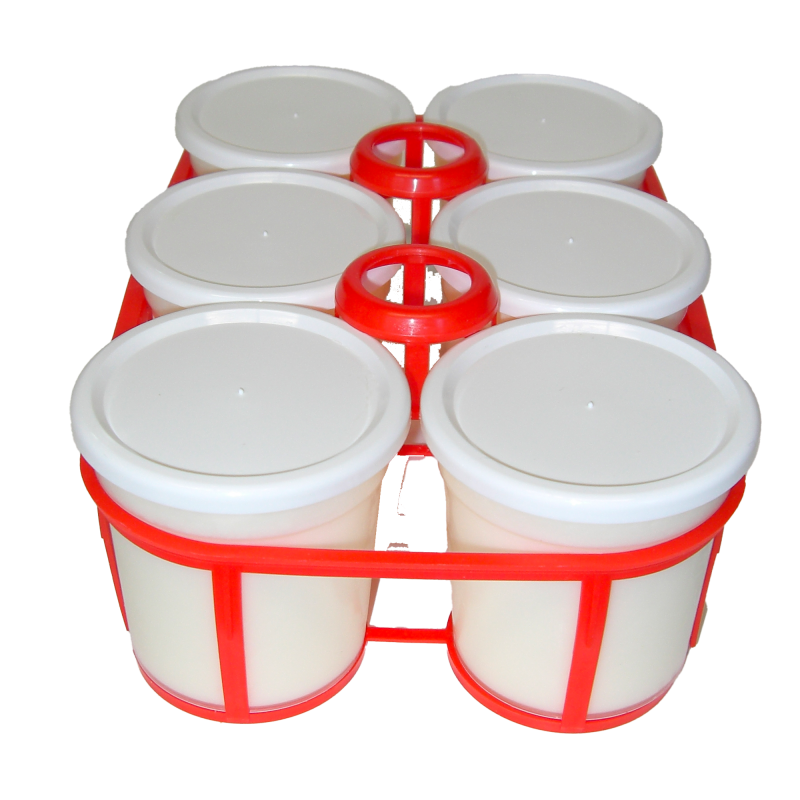 Yaourt fermier nature entier x6 de la ferme de Montchervet - AMPLEPUIS 69 - Sans nitrite ni conservateur