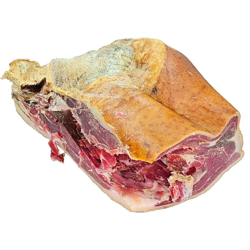 Jambon sec en morceau fumé de la ferme de Montchervet - AMPLEPUIS 69 - Sans nitrite ni conservateur