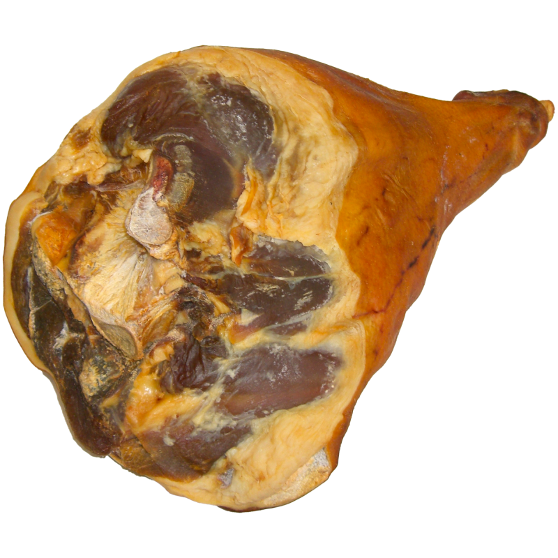 Jambon sec entier fumé de la ferme de Montchervet - AMPLEPUIS 69 - Sans nitrite ni conservateur