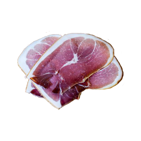 Jambon sec tranché fumé de la ferme de Montchervet - AMPLEPUIS 69 - Sans nitrite ni conservateur