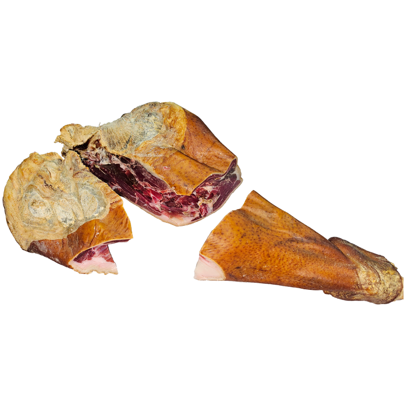 Jambon sec entier fumé désossé de la ferme de Montchervet - AMPLEPUIS 69 - Sans nitrite ni conservateur