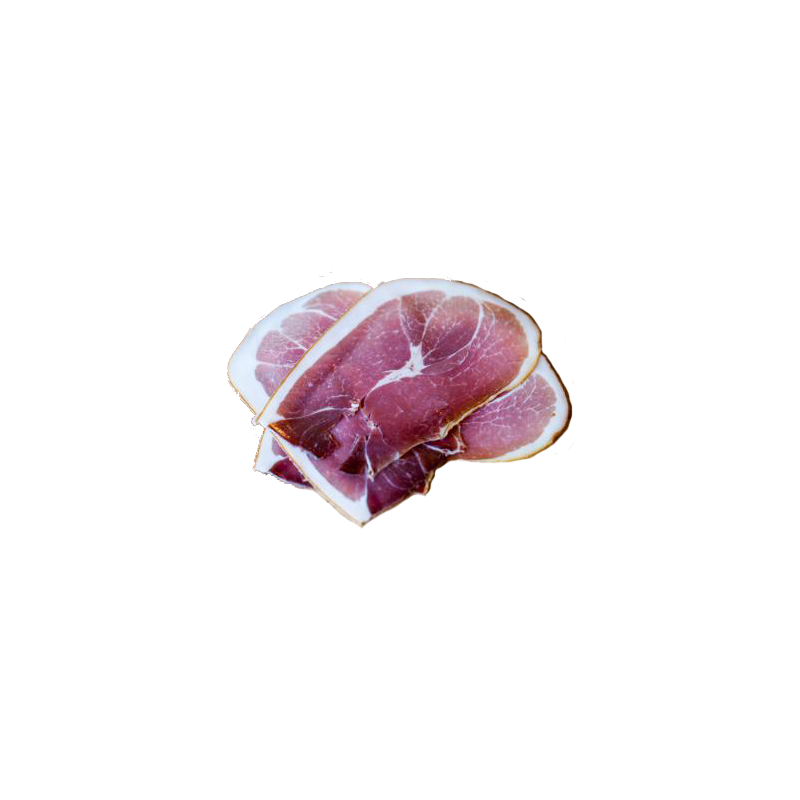 Jambon sec tranché fumé de la ferme de Montchervet - AMPLEPUIS 69 - Sans nitrite ni conservateur