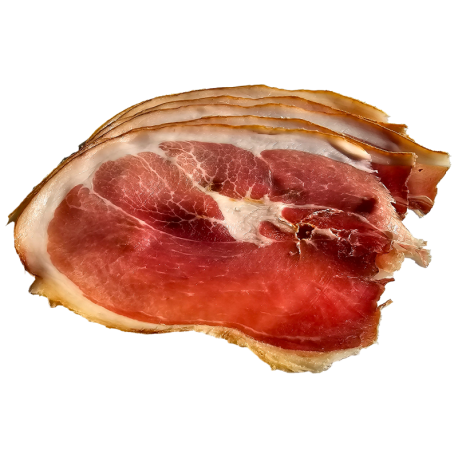 Jambon sec tranché fumé de la ferme de Montchervet - AMPLEPUIS 69 - Sans nitrite ni conservateur
