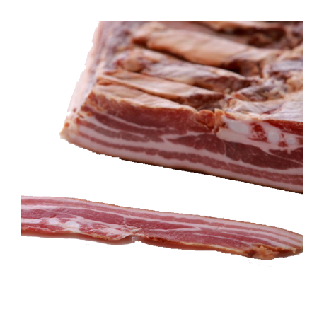 Lard salé fumé de la ferme de Montchervet - AMPLEPUIS 69 - Sans nitrite ni conservateur