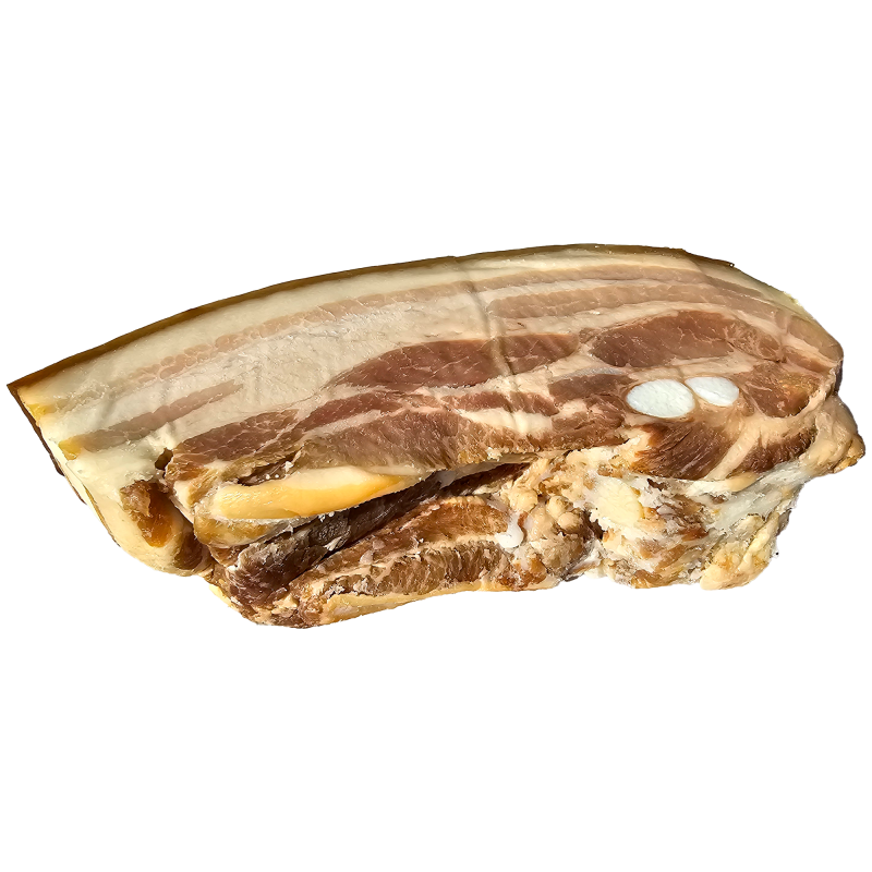 Lard cuit fumé de la ferme de Montchervet - AMPLEPUIS 69 - Sans nitrite ni conservateur