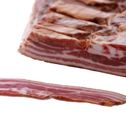 Lard salé fumé de la ferme de Montchervet - AMPLEPUIS 69 - Sans nitrite ni conservateur