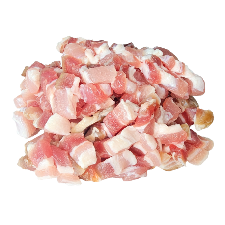 Lardons fumés de la ferme de Montchervet - AMPLEPUIS 69 - Sans nitrite ni conservateur