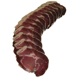 Rôti sec fumé morceau de la ferme de Montchervet - AMPLEPUIS 69 - Sans nitrite ni conservateur