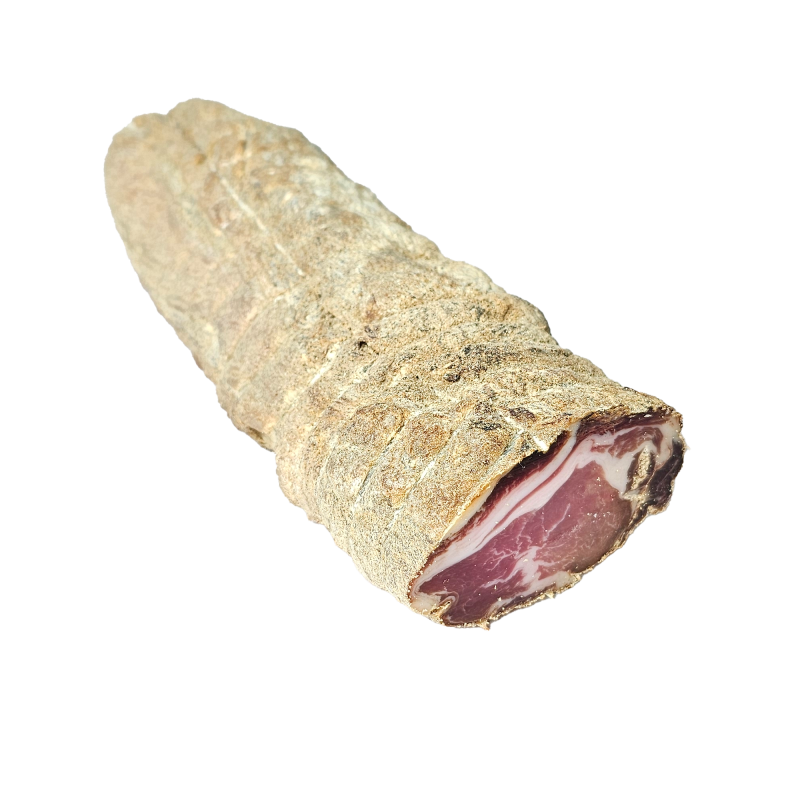 Rôti sec fumé morceau de la ferme de Montchervet - AMPLEPUIS 69 - Sans nitrite ni conservateur